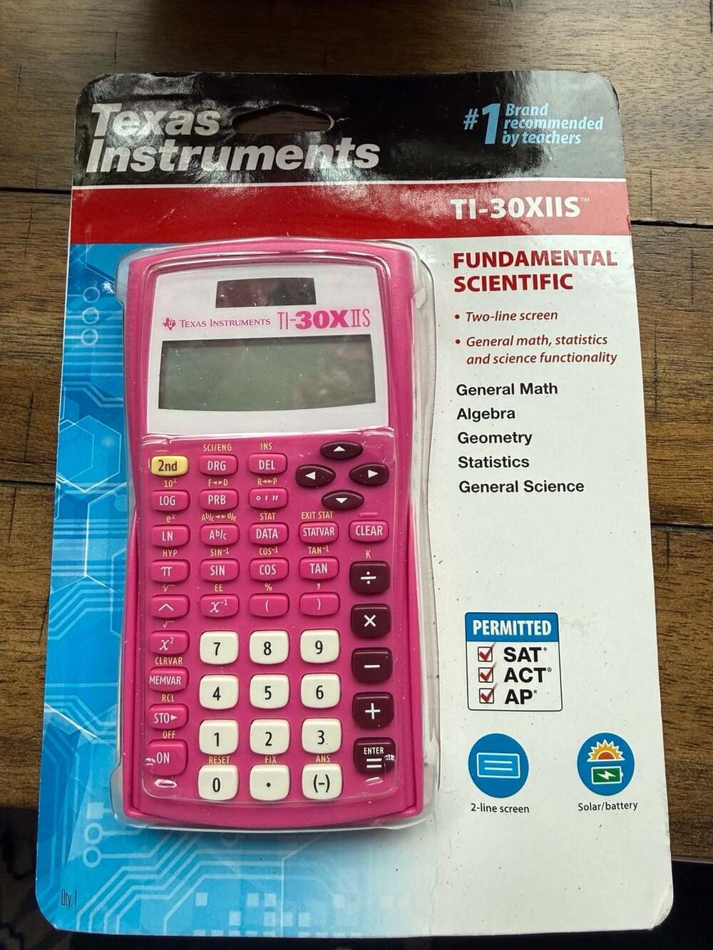 Texas Instruments TI-30XIIS Pink Scientific Calculator